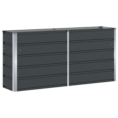 Donica Antracyt 160 x 40 x 75 cm Stal