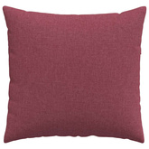 Poduszki na sofę 2 pcs Czerwone wino 45 x 45 cm tkanina
