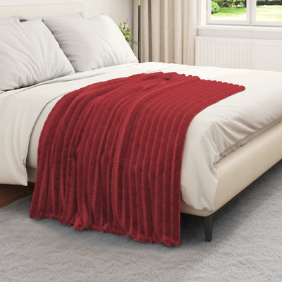 Koc Bordeaux Czerwony 150 x 130 cm Polar