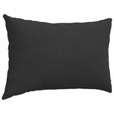 Poduszki na sofę 2 pcs Czarny 60 x 40 cm tkanina