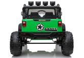 Auto Terenowe Na Akumulator Jeep JC666 Światła LED MP3 Pilot Zielony
