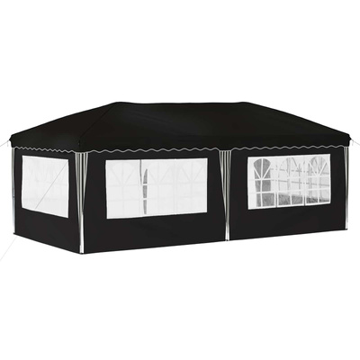 Namiot imprezowy rozkładany 575 x 289 x 245 cm Czarny