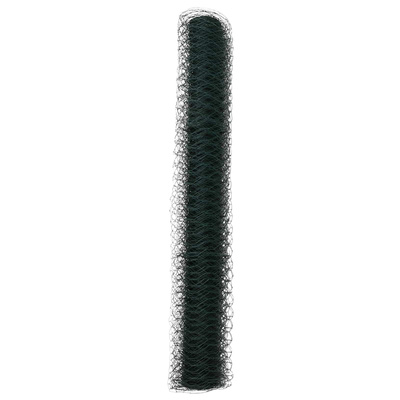 Ogrodzenie heksagonalne 1 x 10 m PVC zielony