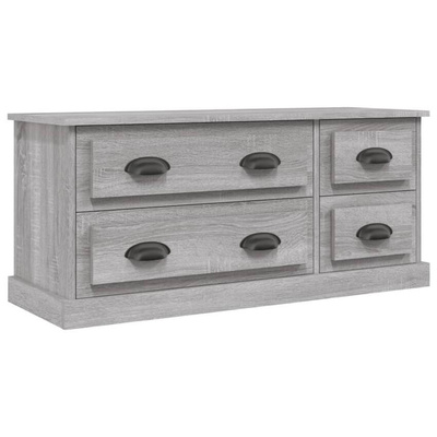 Szafka pod TV, szary dąb sonoma, 100x35,5x45 cm vidaXL