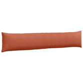 Poduszki na sofę 2 pcs Czerwono-pomarańczowy 200 x 40 cm