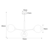 Lampa sufitowa K-4856 z serii LAMBERT