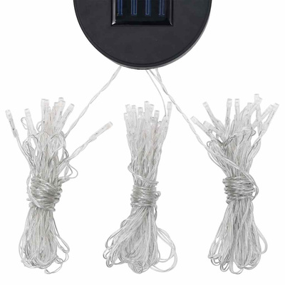 Altana z zasłonami i lampkami LED, 3x3 m, taupe