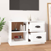 vidaXL Szafka pod TV, biała na wysoki połysk, 73x35,5x47,5 cm