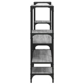 vidaXL Szafka pod TV, szary dąb sonoma, 206,5x28,5x95 cm