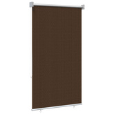 Roleta zewnętrzna 90% blokada UV brązowy 60 x 140 cm HDPE