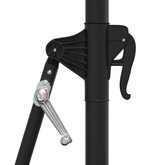 Parasol ogrodowy z LED, ścienny, 300 cm, zielony