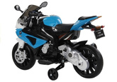 Motor Na Akumulator BMW S1000RR Dla Dzieci Niebieski Trójkołowy