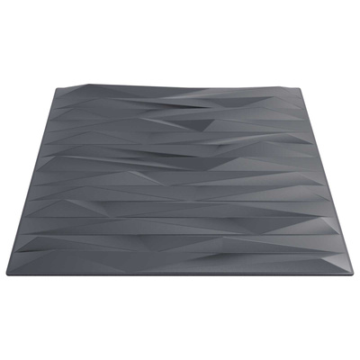 Panele ścienne 24 szt. 50 x 50 cm Szary Kamień Pianka XPS