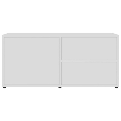 vidaXL Szafka pod TV, biała, 80x34x36 cm, materiał drewnopochodny