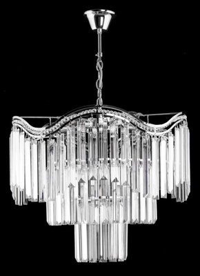 Lampa wisząca CHROM kryształ W-E 1735/7 CR
