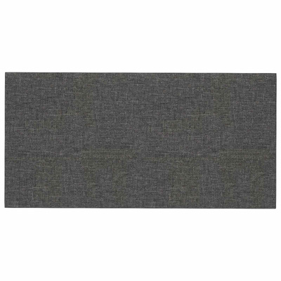 Wejściowy zagłówek 12 szt. 60 x 30 cm Ciemnoszary tkanina