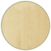 vidaXL Dywan okrągły, jasny naturalny, 80 cm, bambusowy