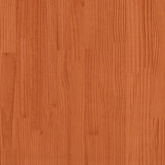 Ramka łóżka Woskowy Brąz 200 x 200 cm Lite drewno sosnowe