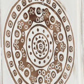 Dekoracja artystyczna 2 pcs Brązowy i biały 40 x 40 x 1,5 cm