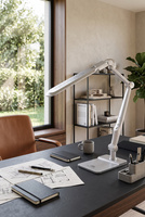 Lampka biurkowa K-BL1207 SREBRNY z serii MICA