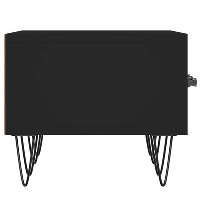 vidaXL Szafka pod TV, czarna, 150x36x30 cm, materiał drewnopochodny wariant 5