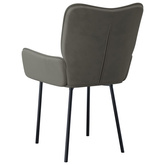 vidaXL krzesła stołowe, 2 szt., ciemnoszare, aksamitne model standard