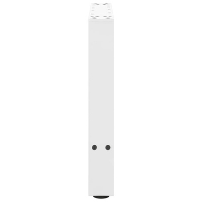 Nogi do stolika kawowego Białe 2 szt. 60x(42-43) cm Stal