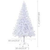 vidaXL Sztuczna choinka z lampkami i bombkami, 120 cm, 230 gałązek wariant 6