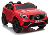 Auto na Akumulator Mercedes GLC 63S Dwuosobowy Światła LED MP3 Czerwony