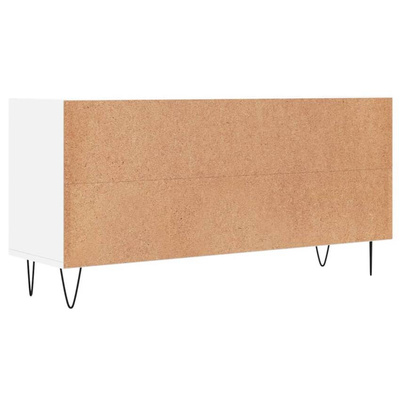 Szafka pod TV, biała, 103,5x30x50 cm, materiał drewnopochodny vidaXL