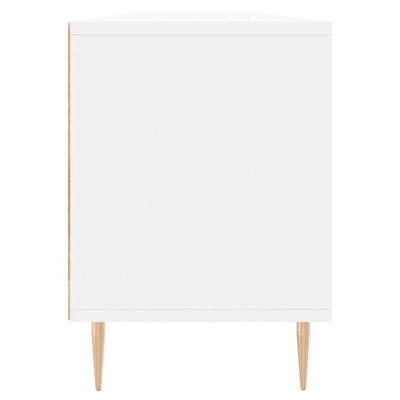 vidaXL Szafka pod TV, biała, 150x30x44,5 cm, materiał drewnopochodny