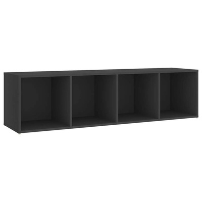 vidaXL Szafka pod TV, szara, 142,5x35x36,5 cm, materiał drewnopochodny