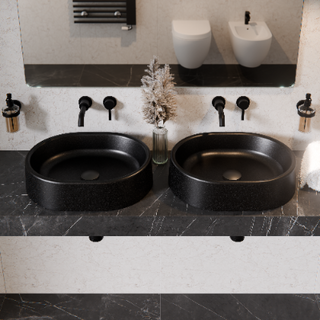 Umywalka Alicante / 8M czarny metalik