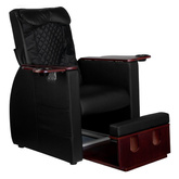 Fotel spa do pedicure z masażem pleców Azzurro 101 czarny  125978