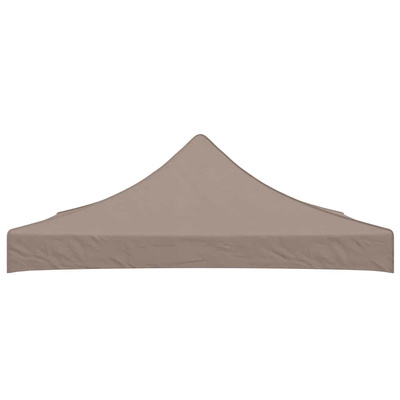 Dach namiotu imprezowego, 3 x 3 m, kolor taupe, 270 g/m?