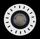 Trimless bezramkowy downlight Podtynkowy Czarny