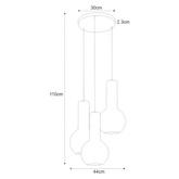 Lampa wisząca K-4522 z serii ARVI BLACK