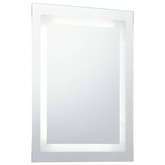 vidaXL Ścienne lustro łazienkowe z LED i czujnikiem dotyku, 60x100 cm