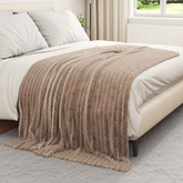 Koce narzutowe 6 pcs Camel 200 x 150 cm Polar