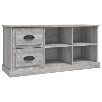 vidaXL Szafka pod TV, szary dąb sonoma, 102x35,5x47,5 cm