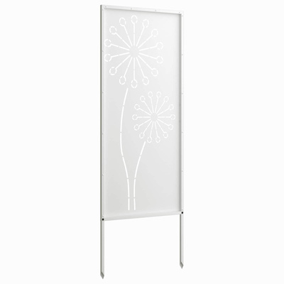 Ekran zapewniający prywatność w ogrodzie Biały 50 x 140 cm