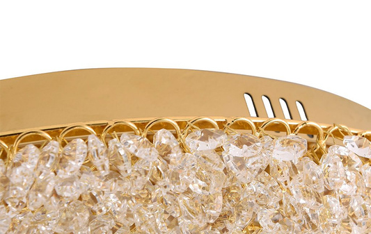 Designerska Lampa sufitowa złoty Swarovski Adani AD214