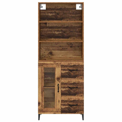 Highboard Stare drewno 69,5 x 34 x 180 cm Drewno inżynieryjne