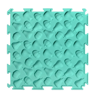 Ścieżka Sensoryczna Puzzle Kafelki Różne Struktury Kolory 24,5 cm 10 szt.