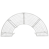 Ławka Drzewna 4 -osobowy 160 x 80 x 44 cm steel Antyczna biel