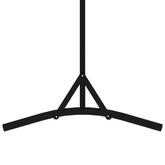 Parawan pokojowy, antracytowy, 175 x 180 cm, tkanina