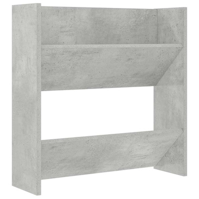Półki ścienne na buty 2 szt., szare, 60x18x60 cm, płyta wiórowa