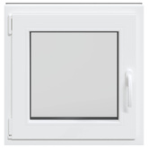Biała wewnętrzna kolor okna piwnicznego RISOR 60 x 60 cm