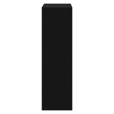 Szafka na buty, czarna, 63x24x81 cm, materiał drewnopochodny