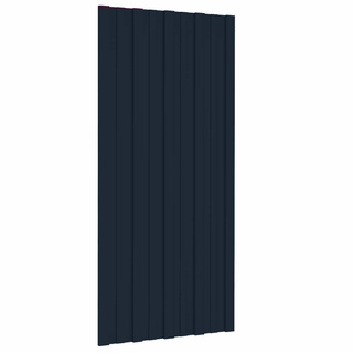 Panel dachowy 12 pcs antracytowy 100 x 45 cm Stal galwanizowana